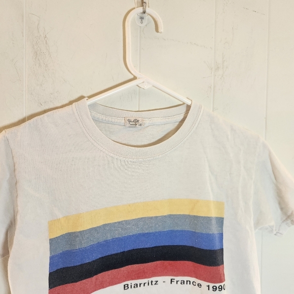 Brandy Melville John Galt Biarritz-France 1990 Tee One Size - Picture 5 of 16